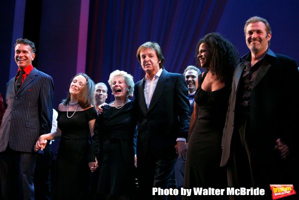 Brian Stokes Mitchell, Emily Loesser, Jo Sullivan Loesser, Paul McCartney, Audra McDo Photo