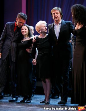 Brian Stokes Mitchell, Emily Loesser, Jo Sullivan Loesser, Paul McCartney, Audra McDo Photo