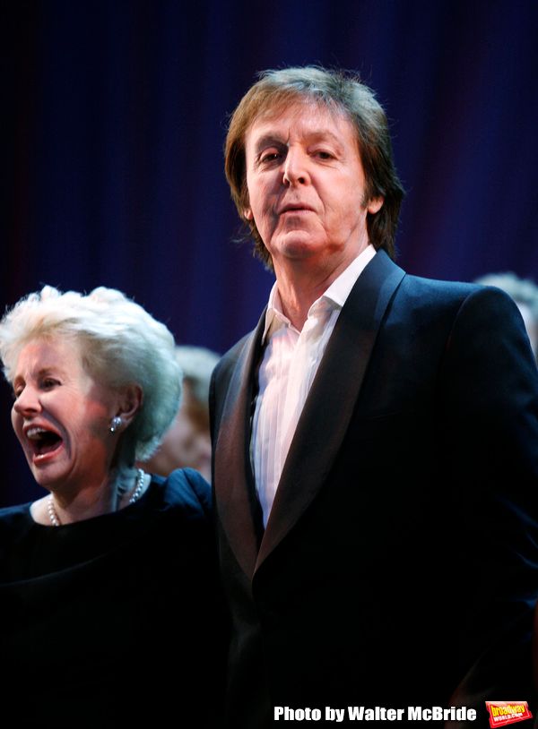 Paul McCartney & Jo Sullivan Loesser
at The Curtain Call for Chance & Chemistry: A Ce Photo