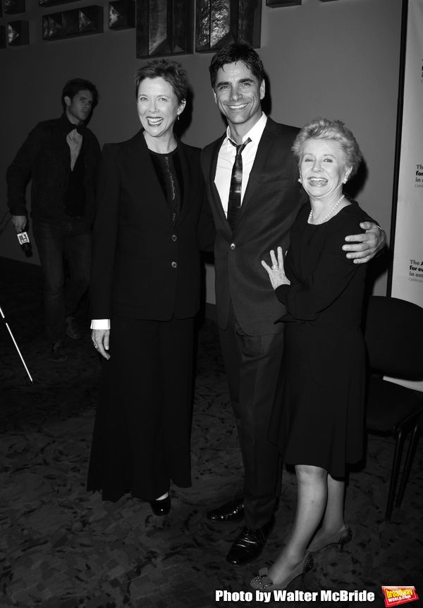 Annette Bening, John Stamos, Jo Sullivan Loser Backstage for Chance & Chemistry: A Ce Photo