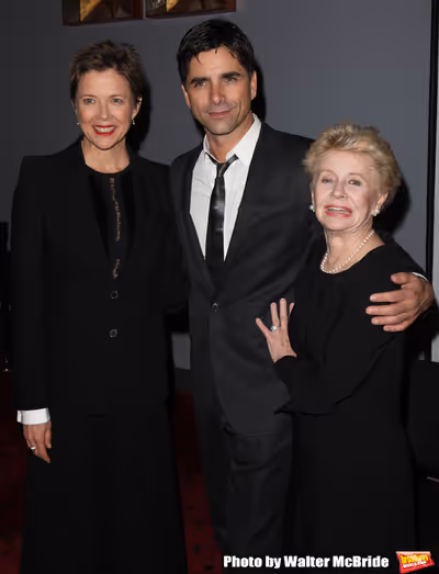 Annette Bening, John Stamos, Jo Sullivan Loesser
Backstage for Chance & Chemistry: A  Photo