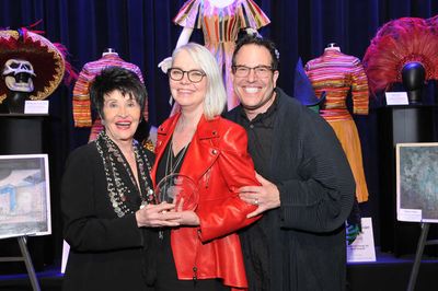 Chita Rivera and Michael Mayer with Susan Hilferty Photo