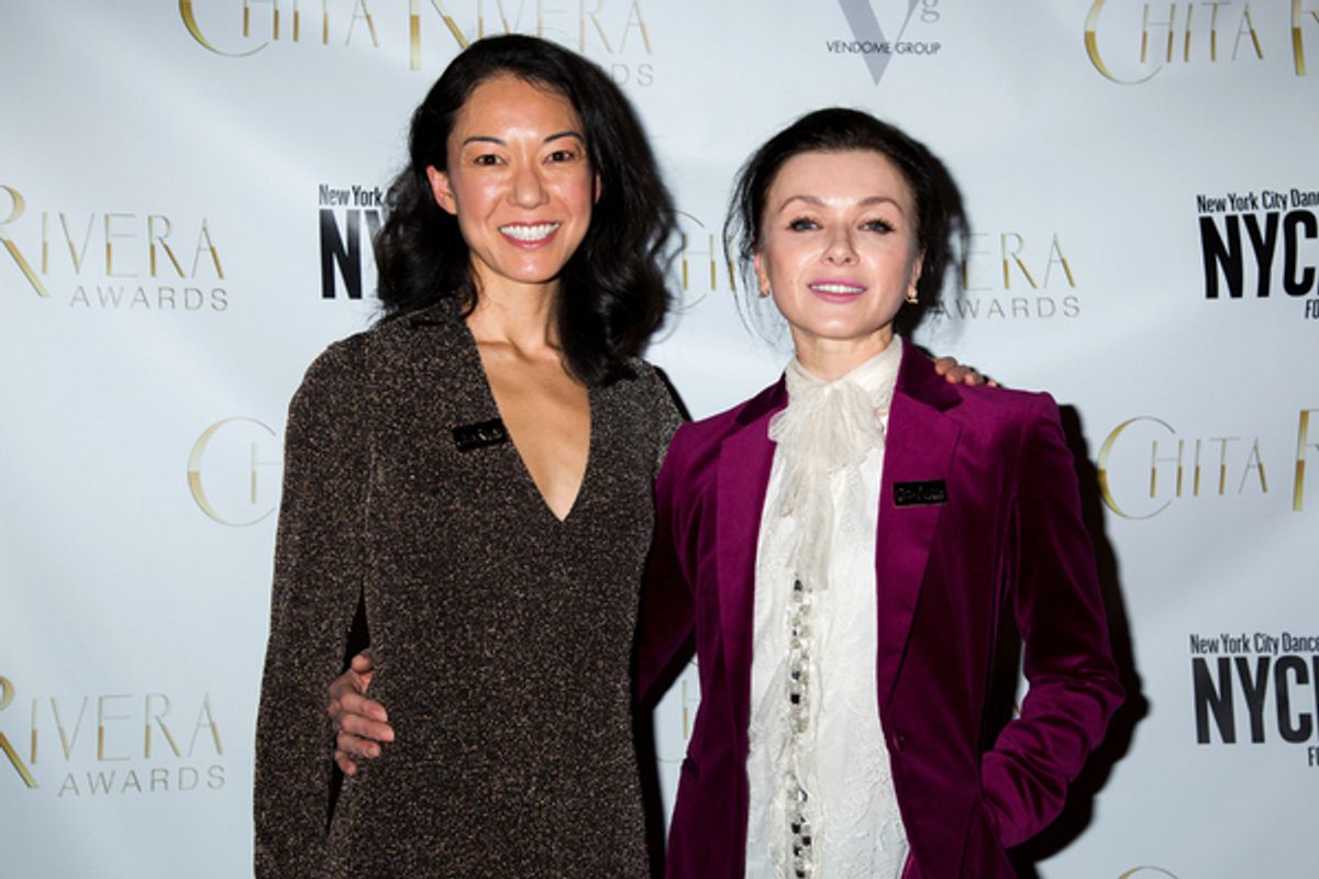 Naomi Kakuk, Irina Dvorovenko at 