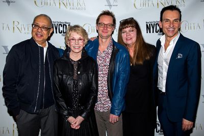 George C. Wolfe, Sandy Duncan, Michael Riedel, Patricia Watt, Joe Lanteri Photo