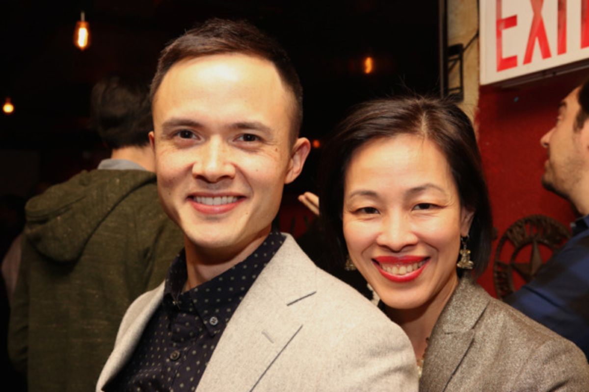 Jeffrey Omura and Lia Chang. Photo by Garth Kravits at 