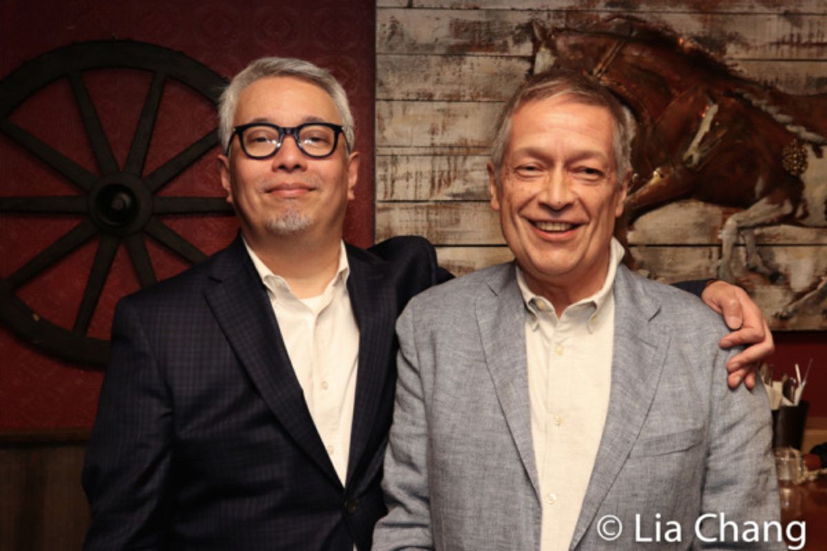 Ma-Yi Theater Company''s Artistic Director Ralph Pena and Board Member Jorge Ortoll at 