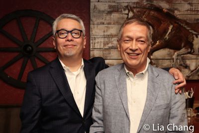 Ma-Yi Theater Company''s Artistic Director Ralph Pena and Board Member Jorge Ortoll Photo