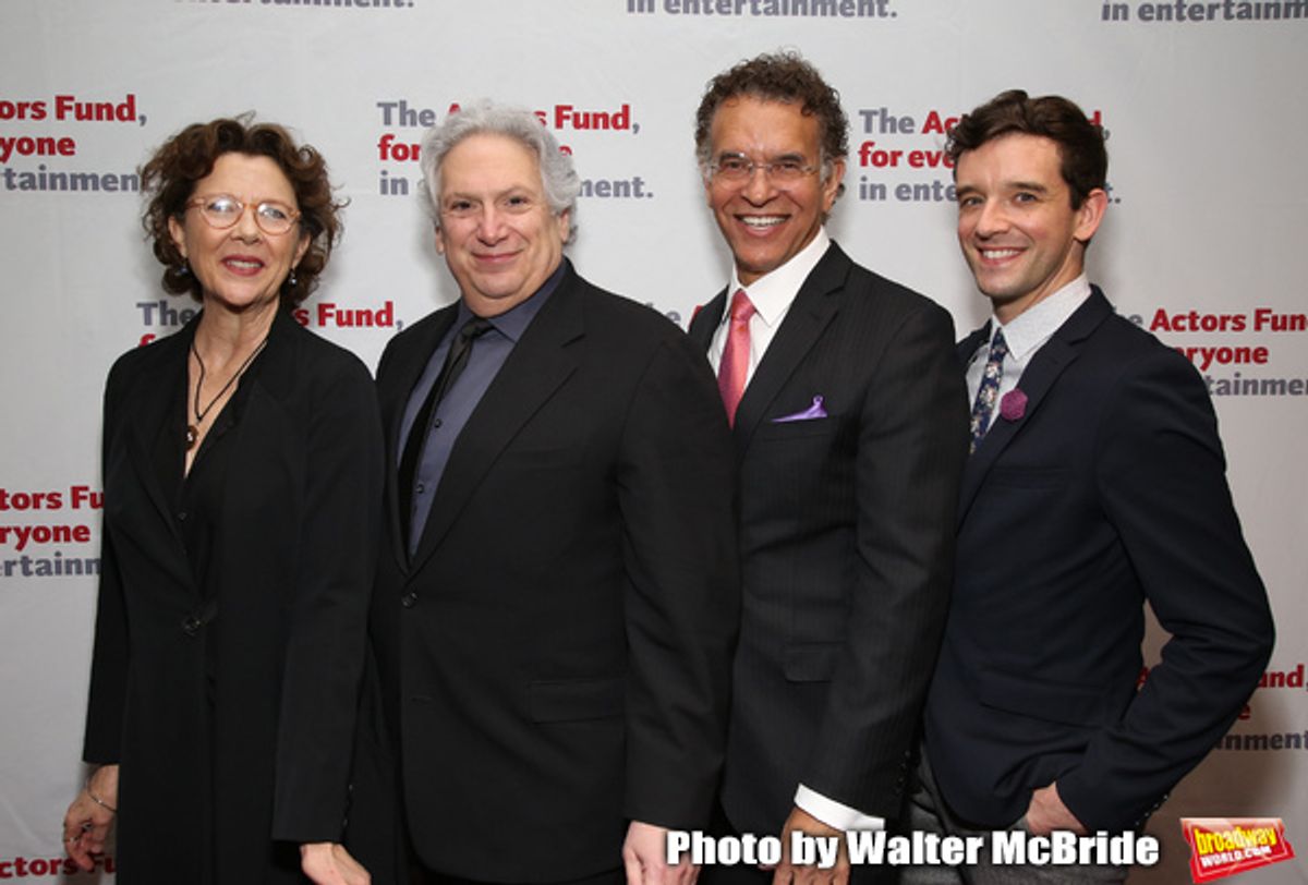 Annette Bening, Harvey Fierstein, Brian Stokes Mitchell and Michael Urie  at 