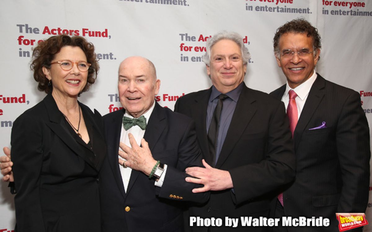 Annette Bening, Jack O'Brien, Harvey Fierstein and Brian Stokes Mitchell  at 