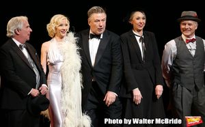 Henry Winkler, Anne Heche, Alec Baldwin, Julie Halston and Dan Butler with cast  Photo