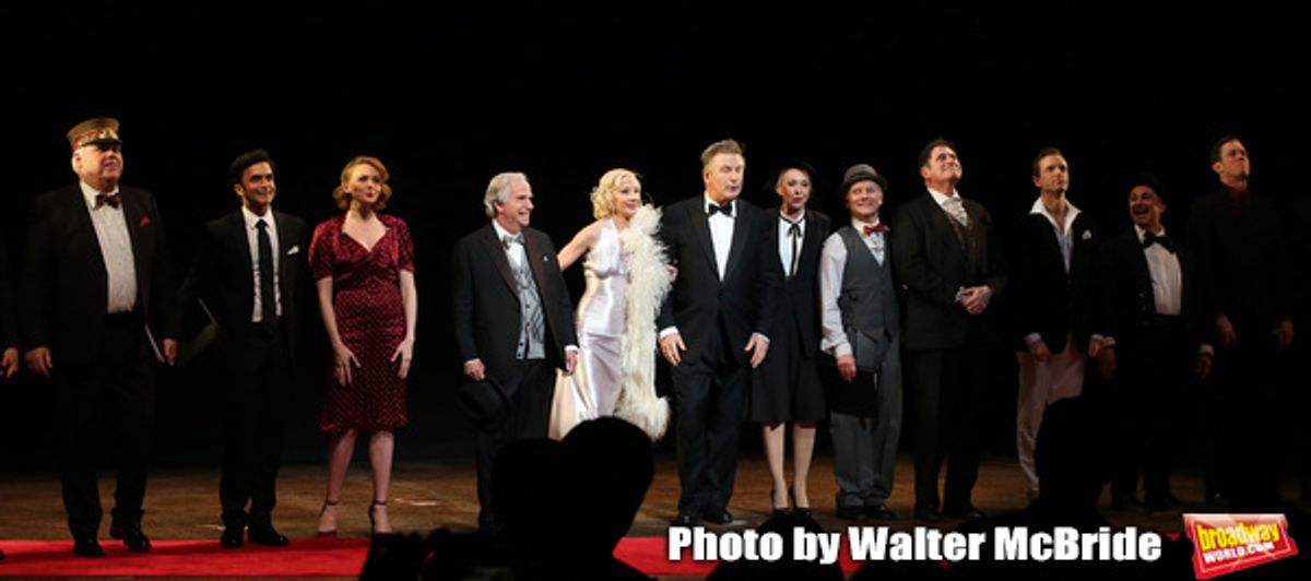 Michael Mulheren, Nick Choksi, Holley Fain, Henry Winkler, Anne Heche, Alec Baldwin, Julie Halston, Dan Butler, Richard Kind, Paul Alexander Nolan with cast at 