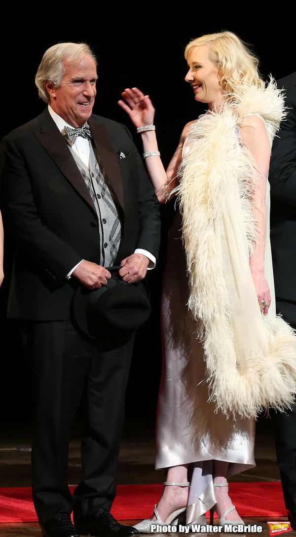 Henry Winkler and Anne Heche Photo