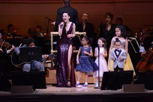 Lena Hall and The Children of Ronald McDonald House New York Photo