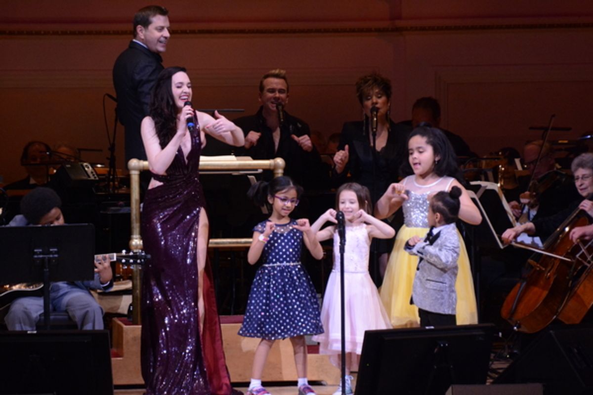 Steven Reineke, Lena Hall and The Children of Ronald McDonald House New York at 