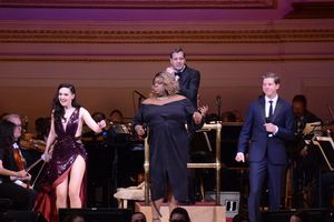 Leba Hall, Alex Newell, Steven Reineke and Stark Sands Photo
