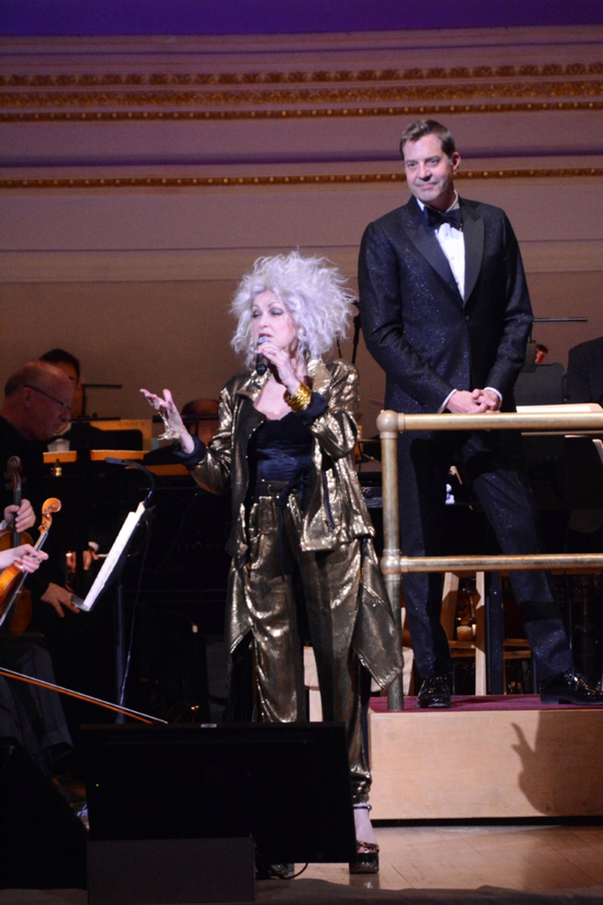 Cyndi Lauper and Steven Reineke at 