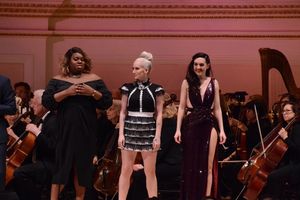 Alex Newell, Ingrid Michaelson and Lena Hall Photo