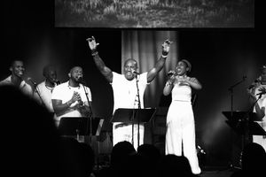 Mduduzi Madela, Tshidi Manye, Orlando Dixon, Quentin Earl Darrington and Pearl Khwezi Photo