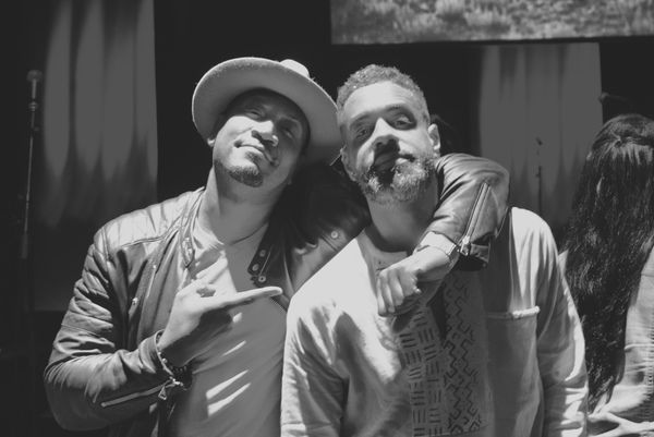 Actor Bryan Terrell Clark and WiLDFLOWER co-creator Jason Michael Webb
 Photo