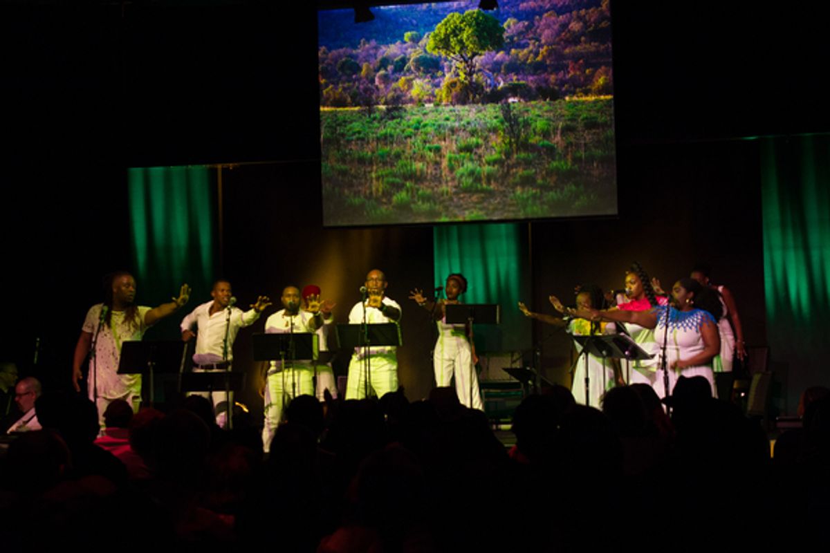 Clarence Terrence Taylor, Mduduzi Madela, Orlando Dixon, Quentin Earl Darrington, Pearl Khwezi, Lia Holman, Ayana George and Tamara Jade  at 