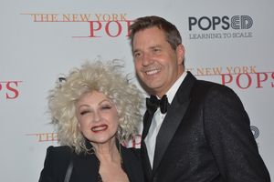 Cyndi Lauper and Steven Reineke @ BroadwayWorld Cyndi Lauper and Steven Reineke Photo