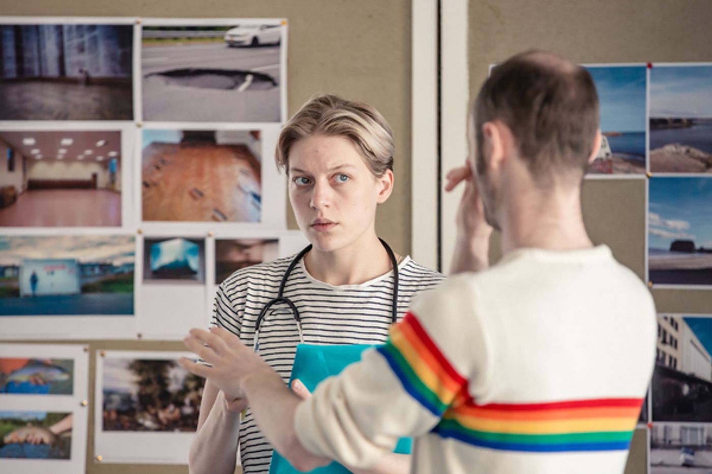 Photo Flash: Inside Rehearsal For OUT OF WATER at Orange Tree  Image