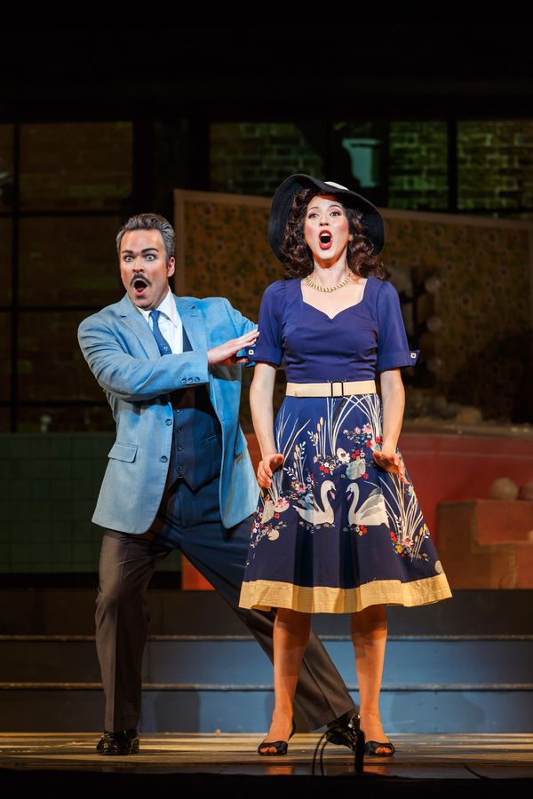 Dr. Malatesta (Joshua Hopkins) and Norina (Lisette Oropesa) solidify their plan Photo