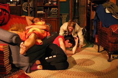 Bruce Nozick, Stephen Tyler Howell and Luke McClure in Boxing Lessons, written by Joh Photo