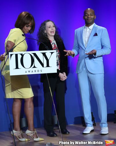  Gayle King, Brandon Victor Dixon, and Bebe Neuwirth  Photo