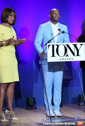 Gayle King and Brandon Victor Dixon @ BroadwayWorld Gayle King and Brandon Victor Dixon Photo
