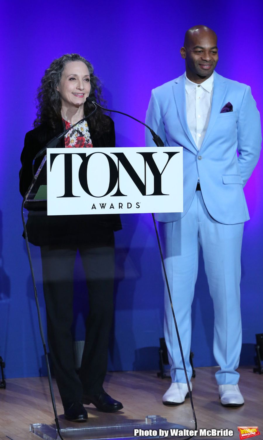 Photo Coverage: Brandon Victor Dixon and Bebe Neuwirth Announce the 2019 Tony Award Nominations Image