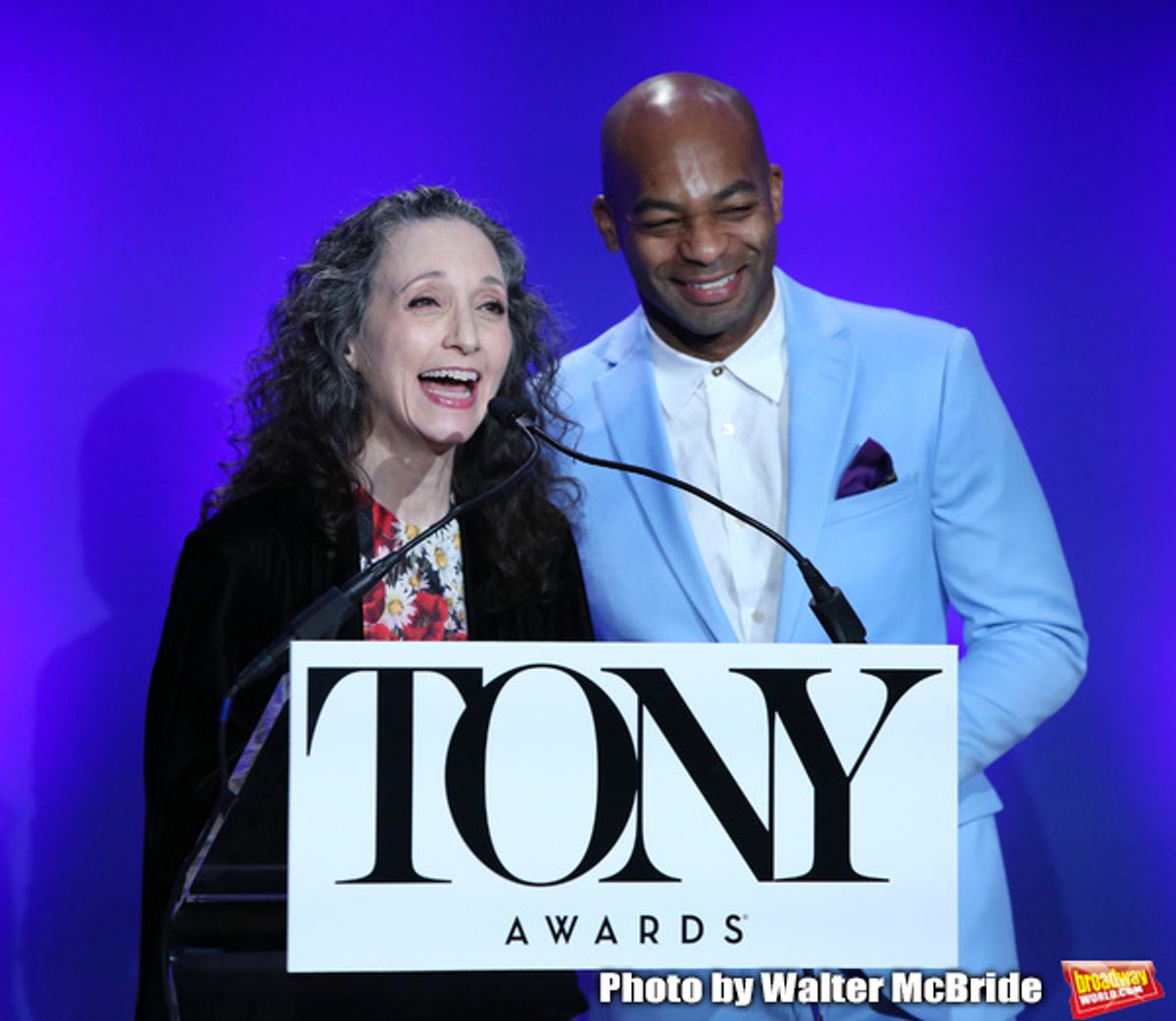Bebe Neuwirth and Brandon Victor Dixon at 