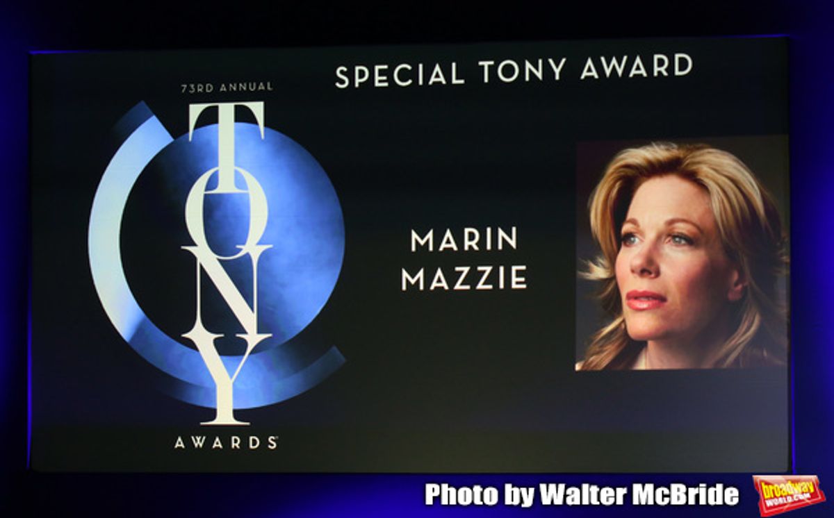 Special Tony Award to Marin Mazzie at 