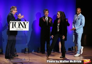 Thomas Schumacher, David Henry Hwang, Bebe Neuwirth and Brandon Victor Dixon @ BroadwayWorld Thomas Schumacher, David Henry Hwang, Bebe Neuwirth and Brandon Victor Dixon Photo