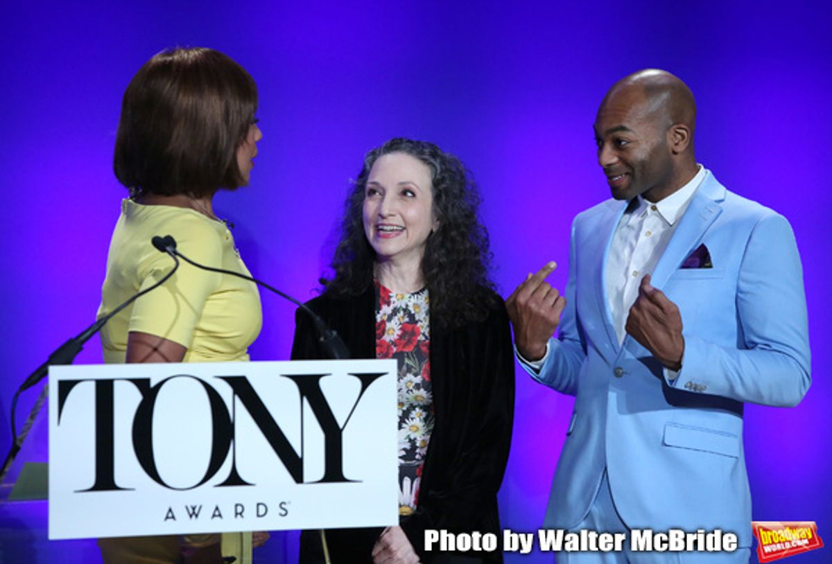  Gayle King, Brandon Victor Dixon, and Bebe Neuwirth at 