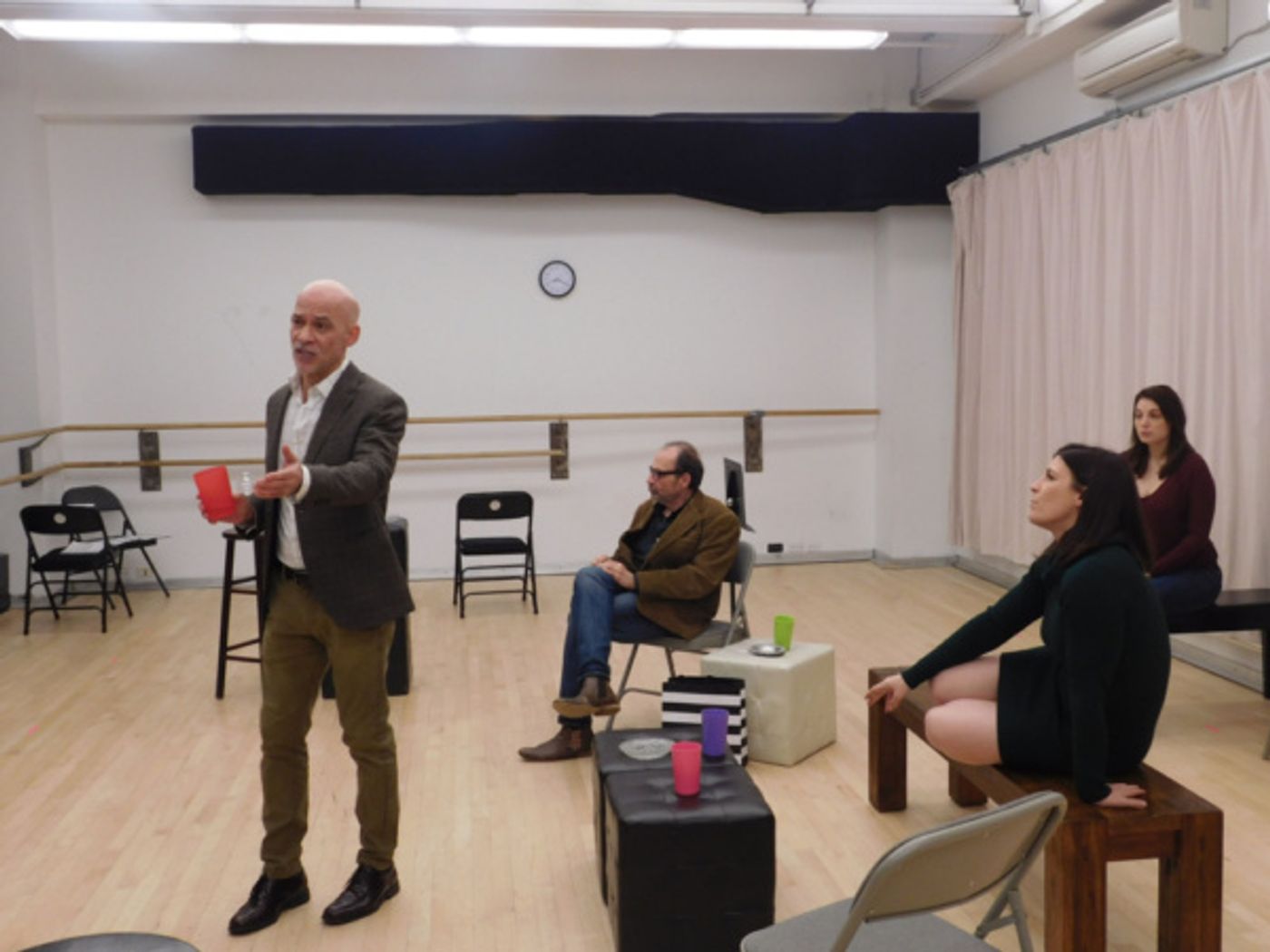 Photo Flash: In Rehearsal With The NY Premiere of THE ARCHBISHOP'S CEILING  Image