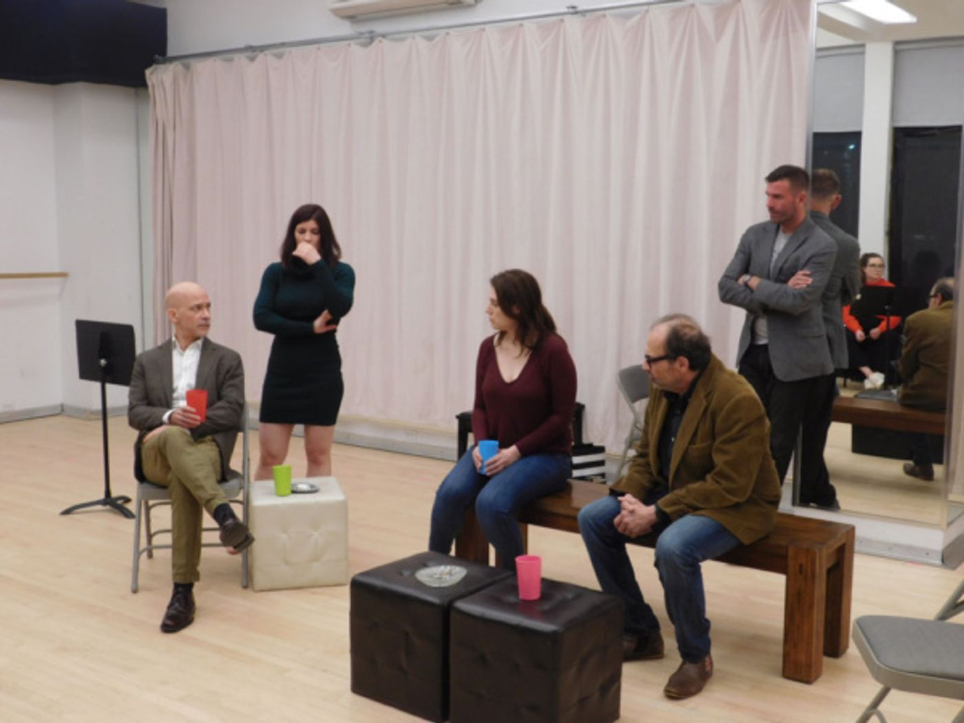 Photo Flash: In Rehearsal With The NY Premiere of THE ARCHBISHOP'S CEILING  Image