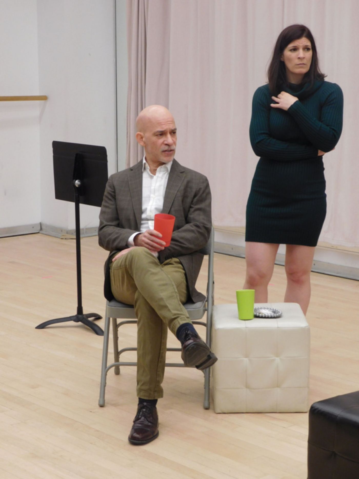 Photo Flash: In Rehearsal With The NY Premiere of THE ARCHBISHOP'S CEILING  Image