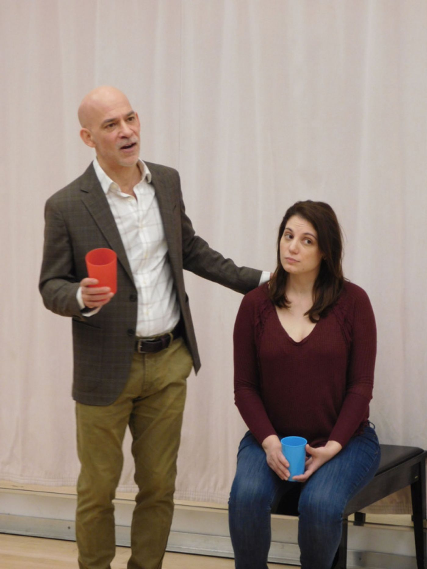 Photo Flash: In Rehearsal With The NY Premiere of THE ARCHBISHOP'S CEILING  Image