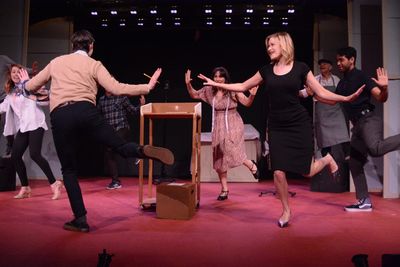 Chris Dwan, Dana Costello and cast Photo