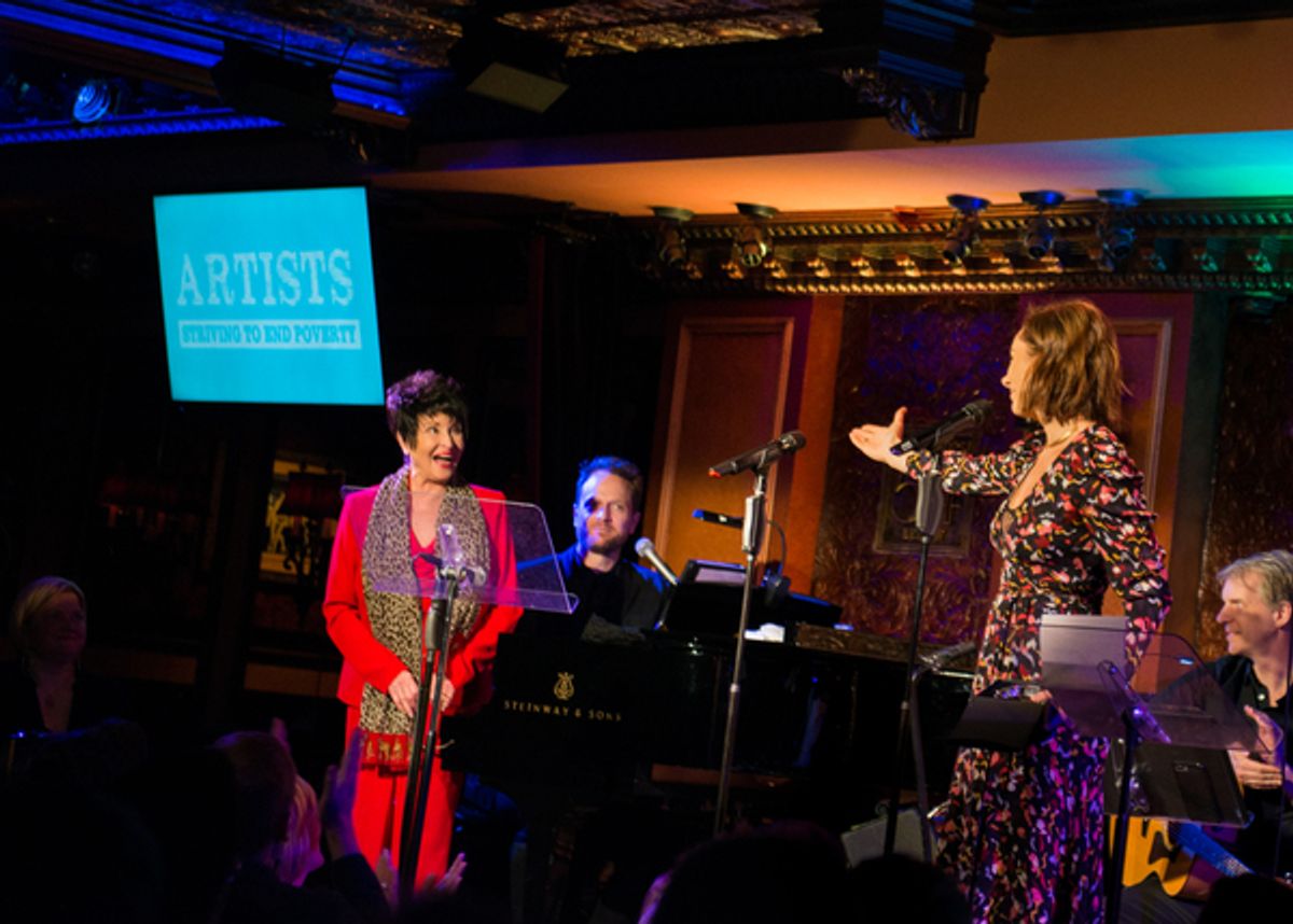 Chita Rivera, Laura Benanti at 