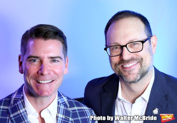 Chad Beguelin and Matthew Sklar during The 73rd Annual Tony Awards Meet The Nominees  Photo