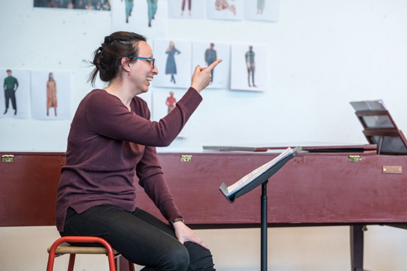 Photo Flash: Inside Rehearsal For DIDO at the Unicorn  Image