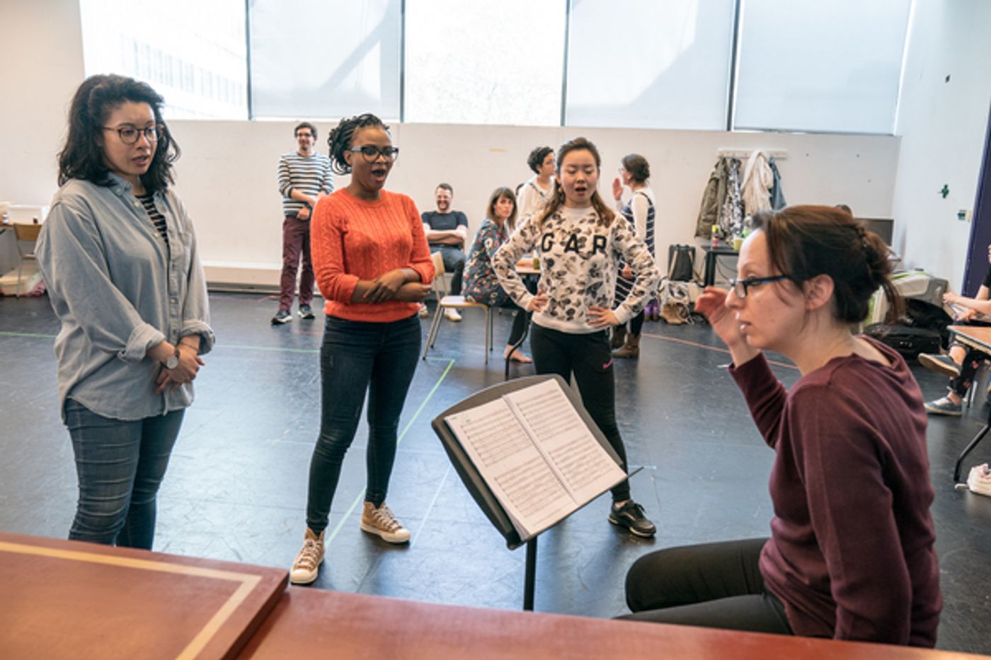 Photo Flash: Inside Rehearsal For DIDO at the Unicorn  Image