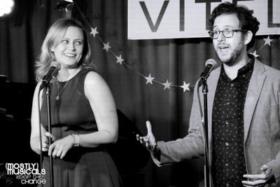 Emily Clark and Mark Jacobson host the afterparty (photo: amy francis schott) Photo