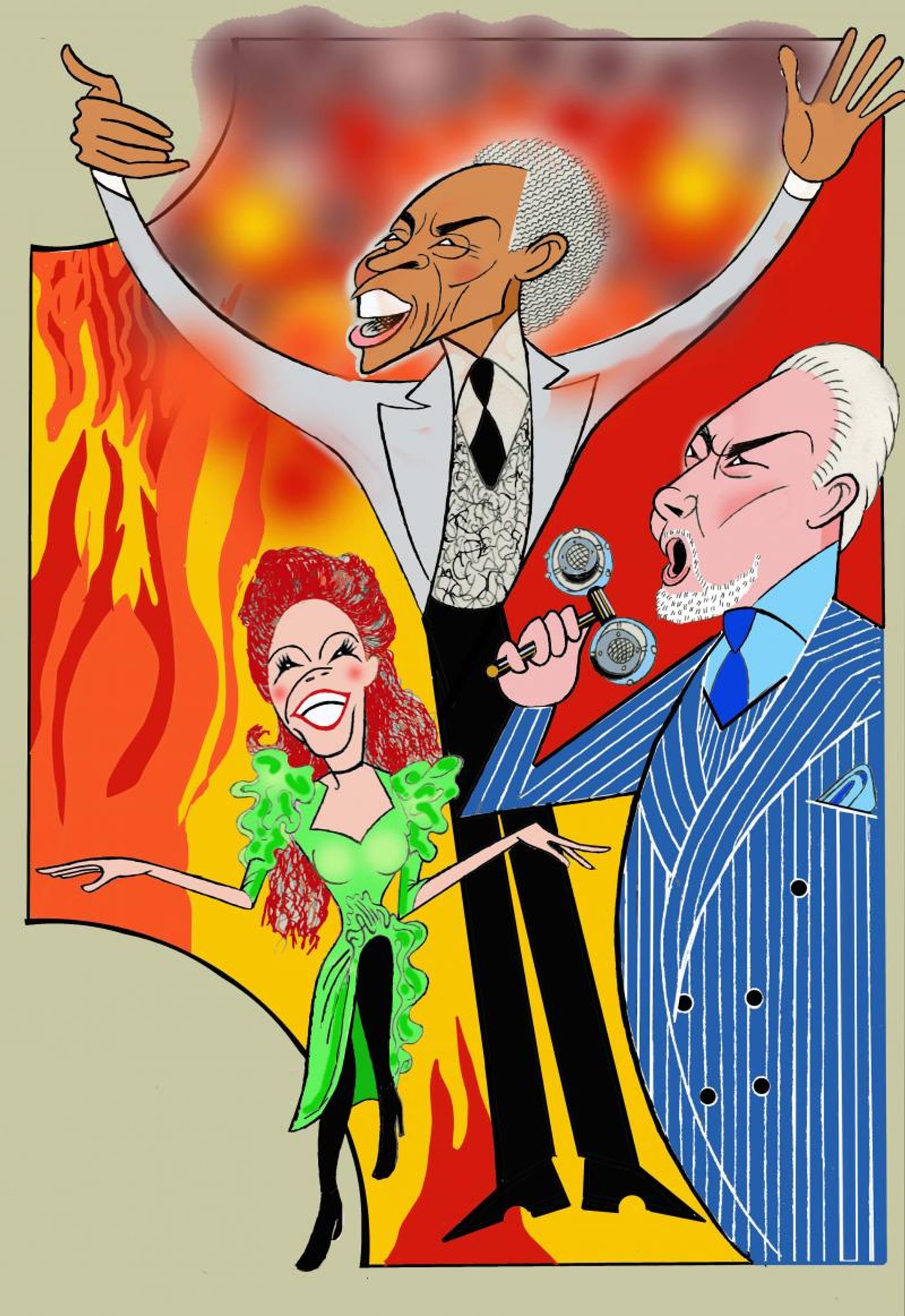 BWW Exclusive: Ken Fallin Draws the Stage - HADESTOWN BWW Exclusive: Ken Fallin Draws the Stage - HADESTOWN Image