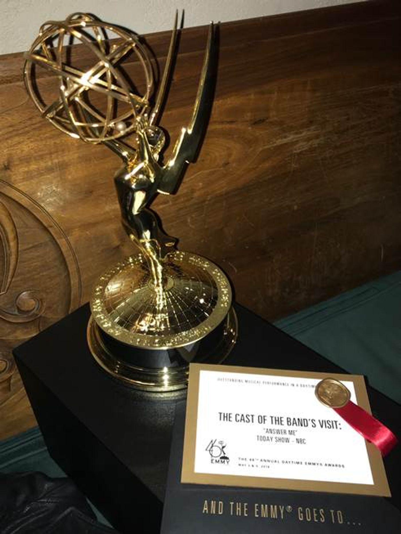 THE BAND'S VISIT Wins Daytime Emmy Award For TODAY SHOW Performance  Image