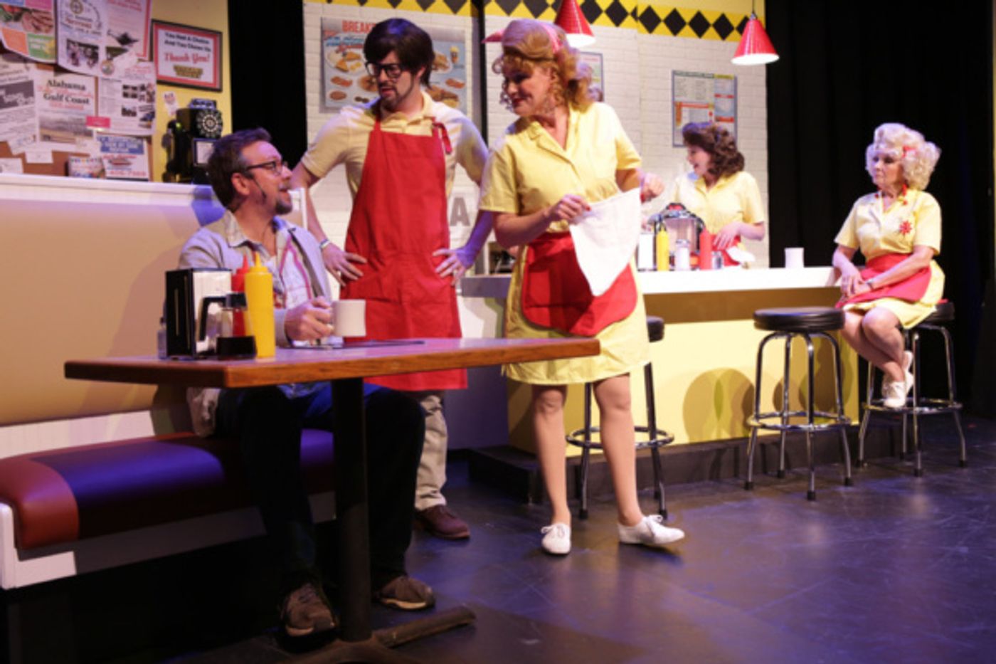 Photo Flash: First Look at Pantochino's THE WAFFLE HOUSE FIVE in Connecticut  Image