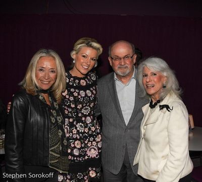 Eda Sorokoff, Natalie Rushdie, Sir Salman Rushdie, Jamie deRoy Photo