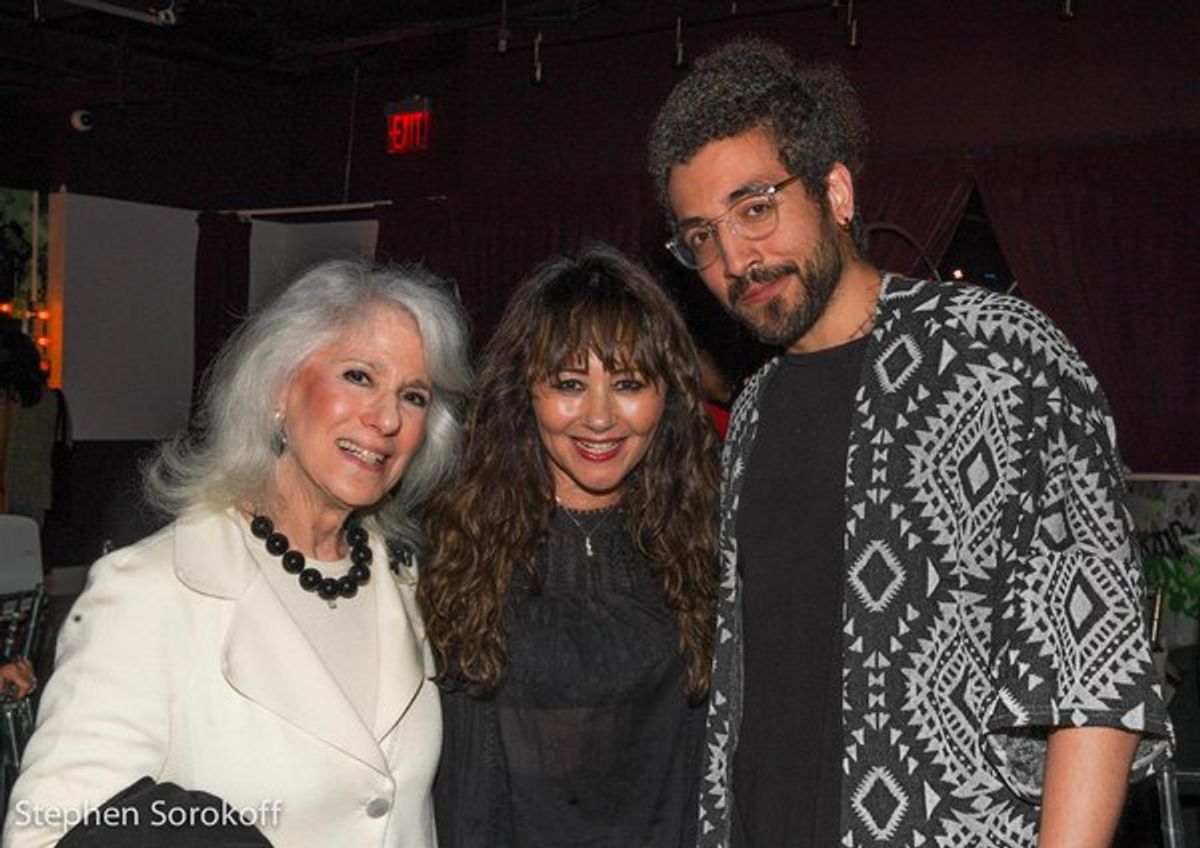 Jamie deRoy, Frances Ruffelle, Heath Saunders at 